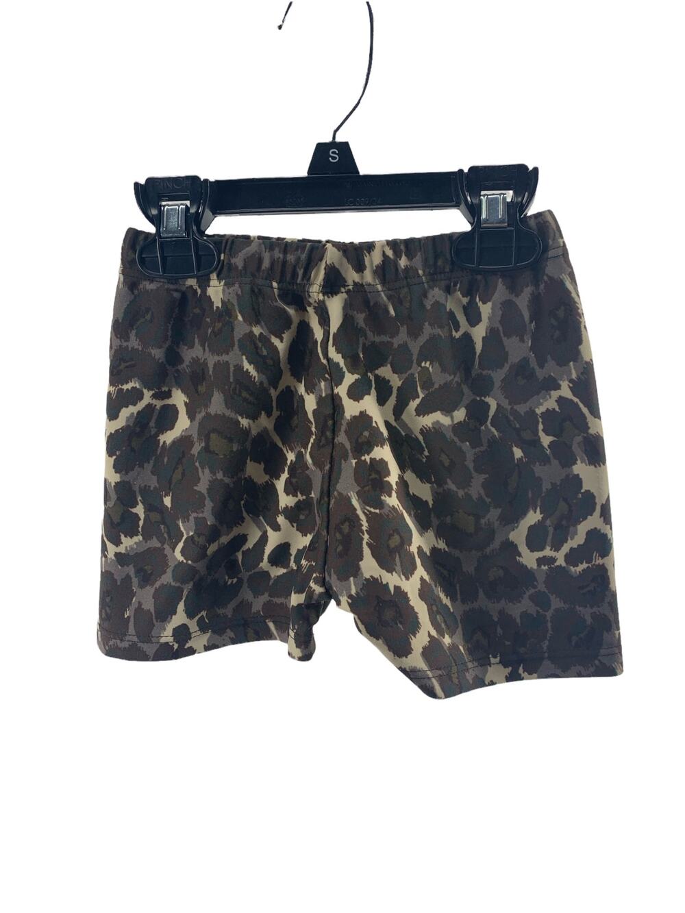 Unbranded Girls' Leopard Animal Athletic Pull-On Shorts Youth Size Medium 8/10